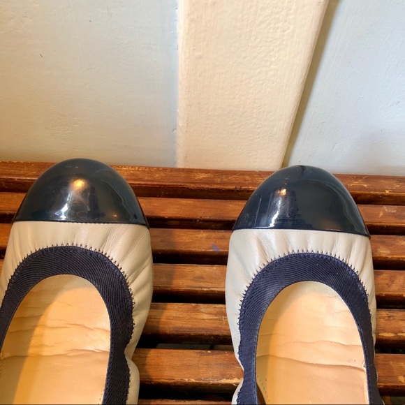 🚨 Price Reduced 🚨 J. Crew Navy/Grey Ballet Flats - Picture 5 of 8